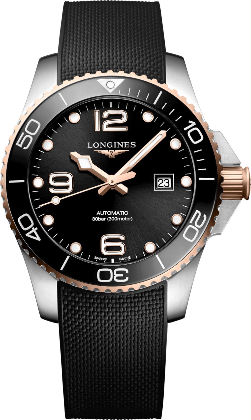 Longines HydroConquest  Black Dial 43 mm Automatic Watch For Men - 1