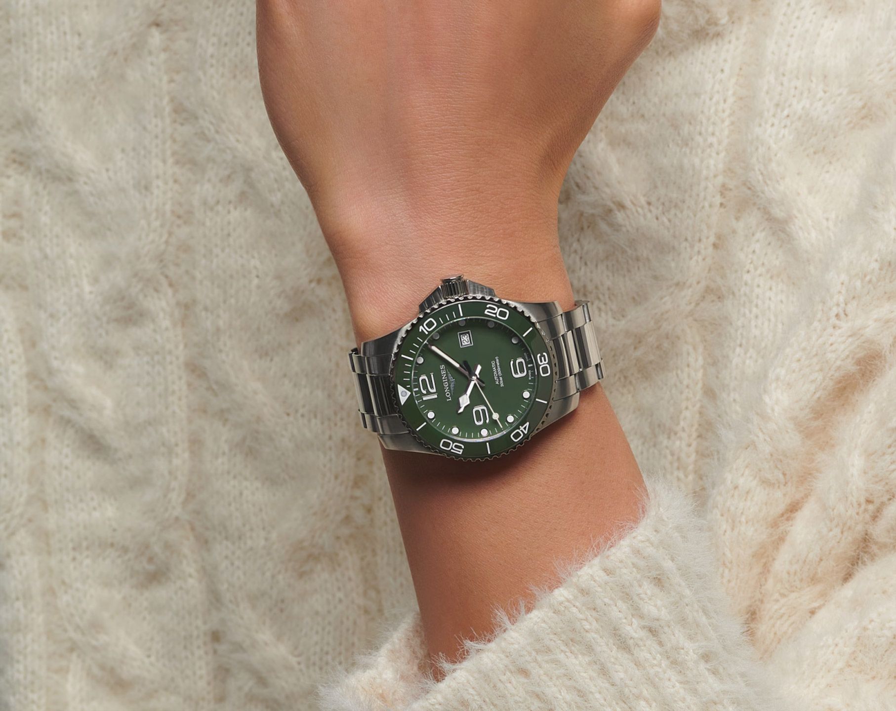 Hydroconquest Automatic Longines Hydroconquest 43mm Green Longines