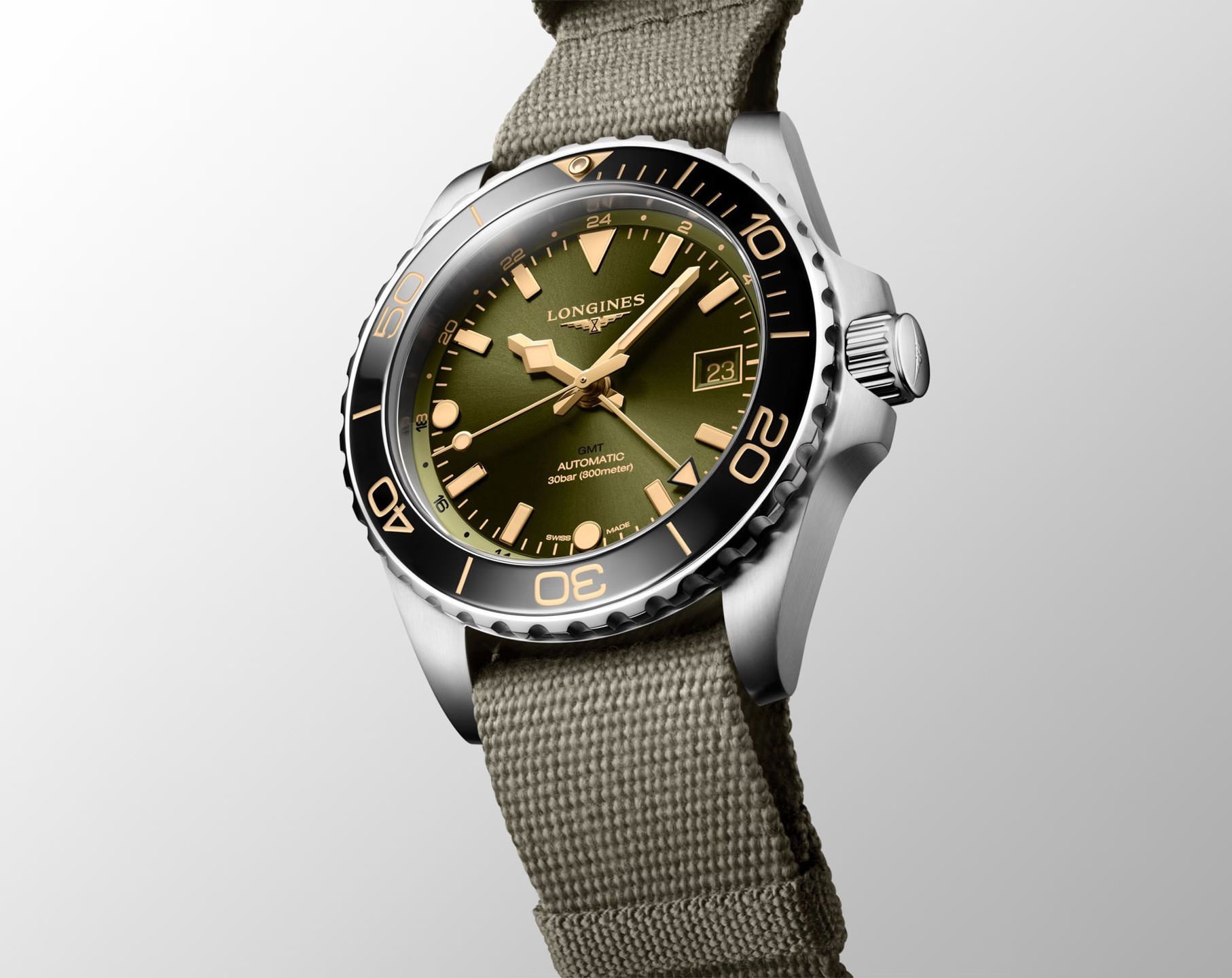 Longines HydroConquest 41 mm Watch in Green Dial