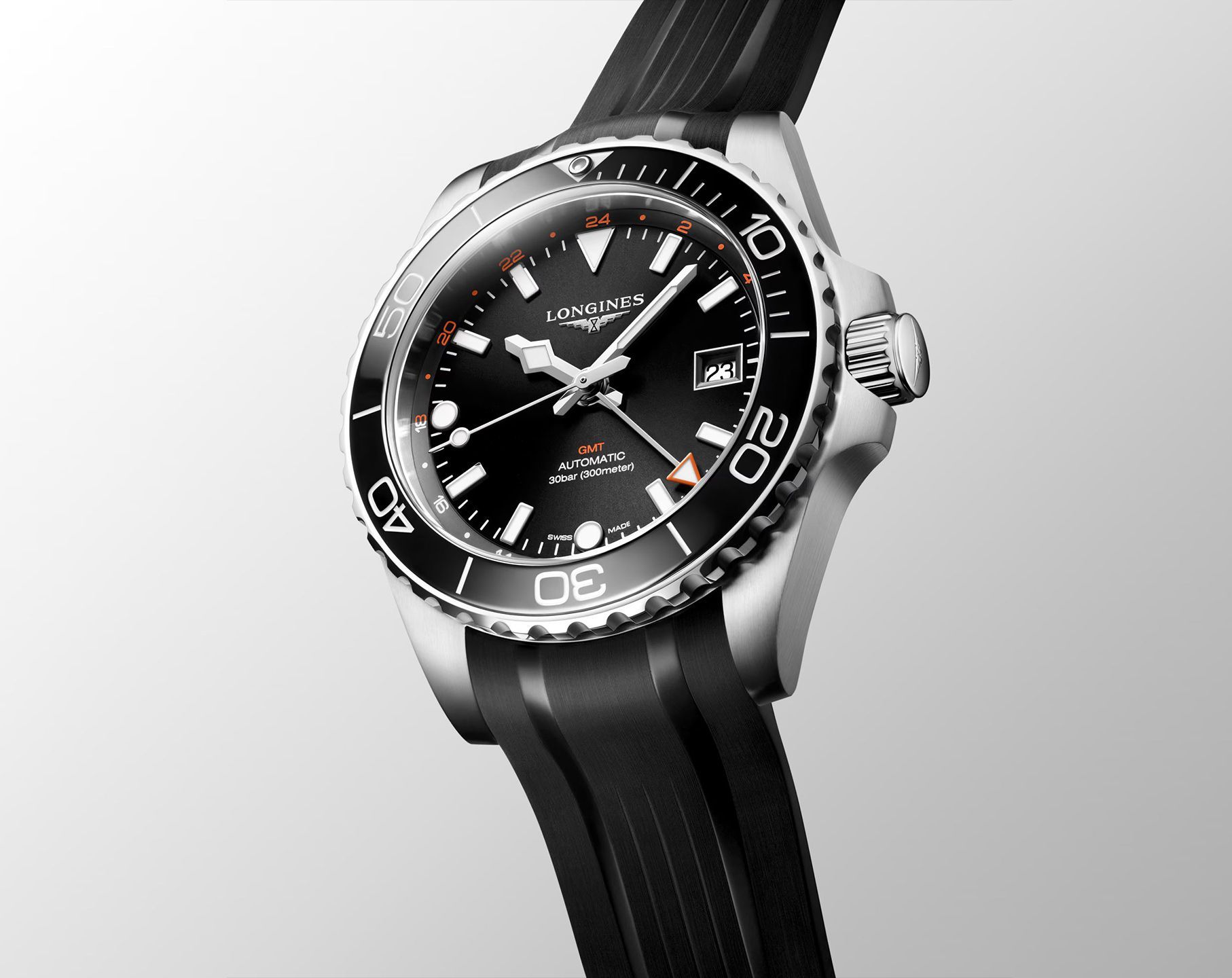 Longines Conquest HydroConquest Black Dial 41 mm Automatic Watch For Men - 8