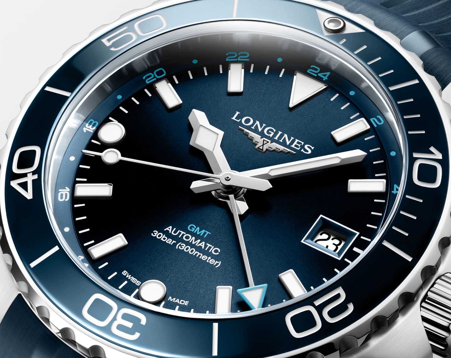 Longines Conquest HydroConquest Blue Dial 41 mm Automatic Watch For Men - 4