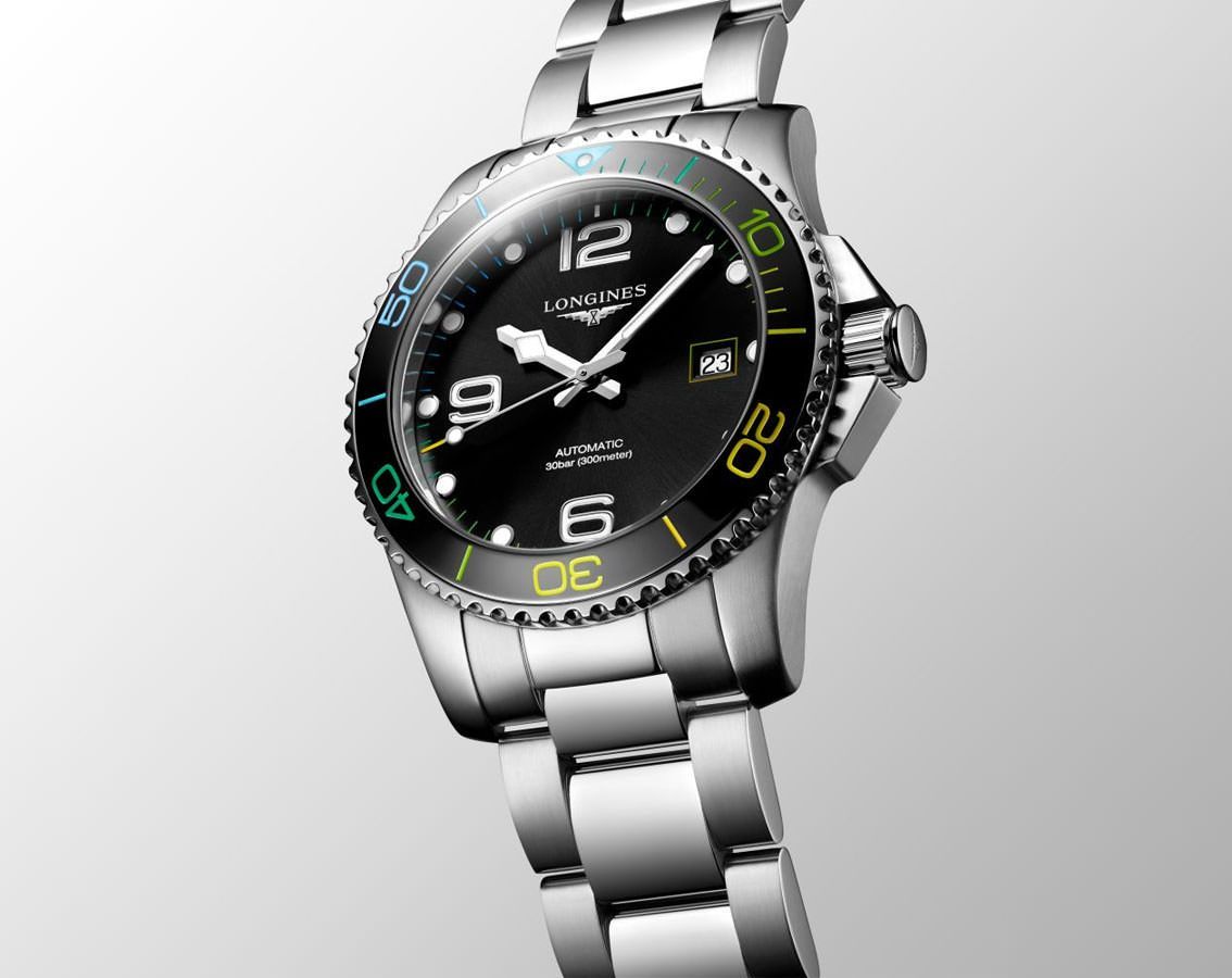 Longines HydroConquest 41 mm Watch in Black Dial