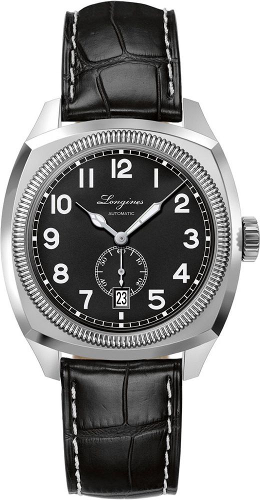 Longines  42 mm Watch in Black Dial For Men - 1