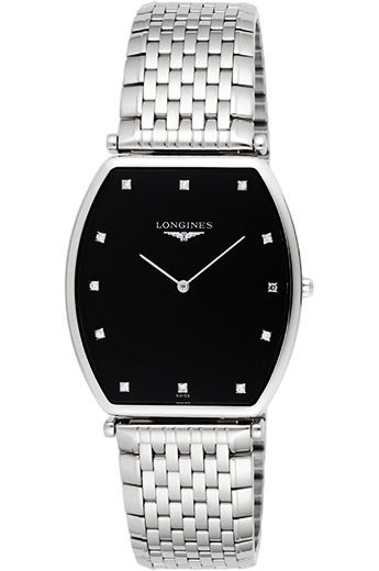 Longines  38 mm Watch in Black Dial For Men - 1