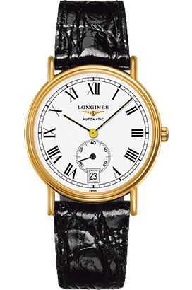 Longines  39 mm Watch in White Dial For Men - 1