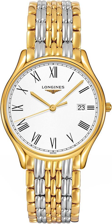 Longines  38.5 mm Watch in White Dial For Women - 1