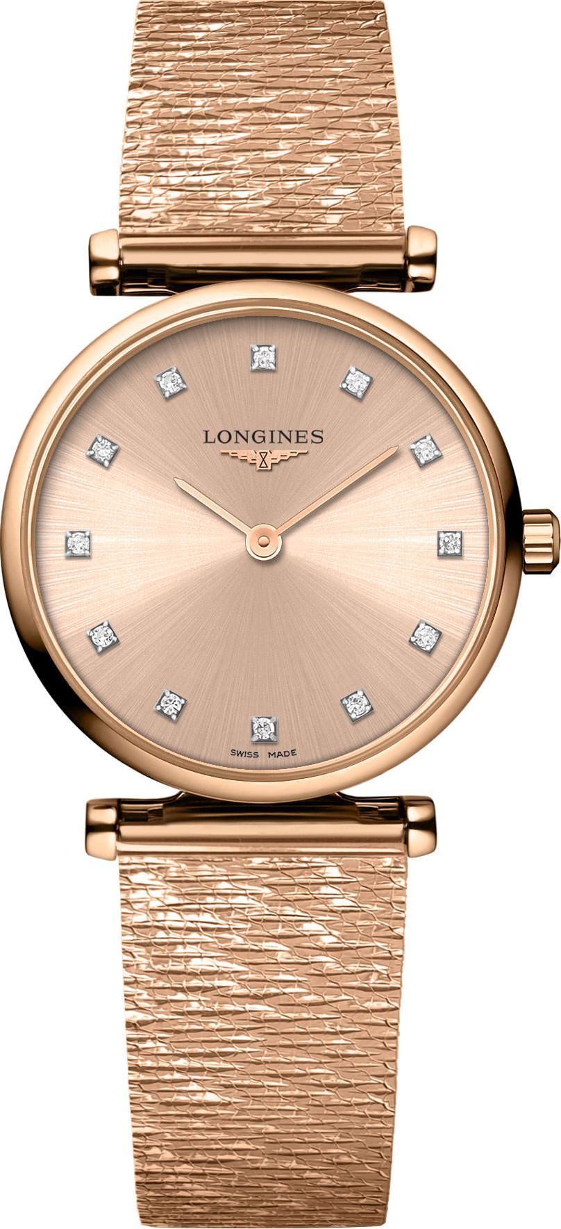 Longines La Grande Classique De Longines  Pink Dial 24 mm Quartz Watch For Women - 1