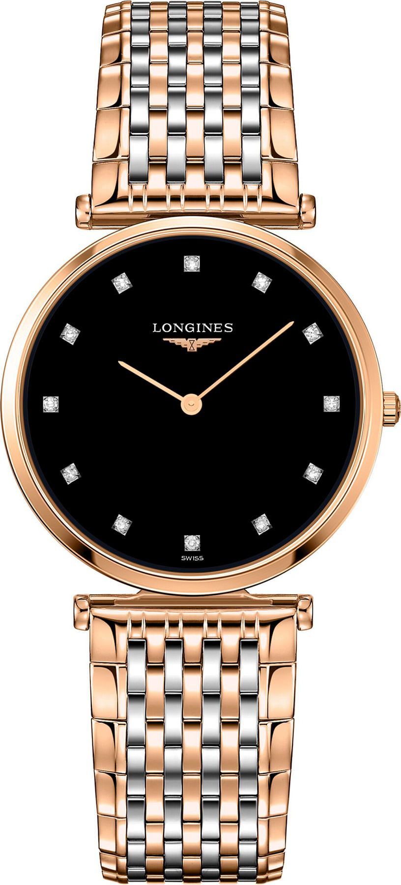 Longines La Grande Classique De Longines  Black Dial 33 mm Quartz Watch For Men - 1