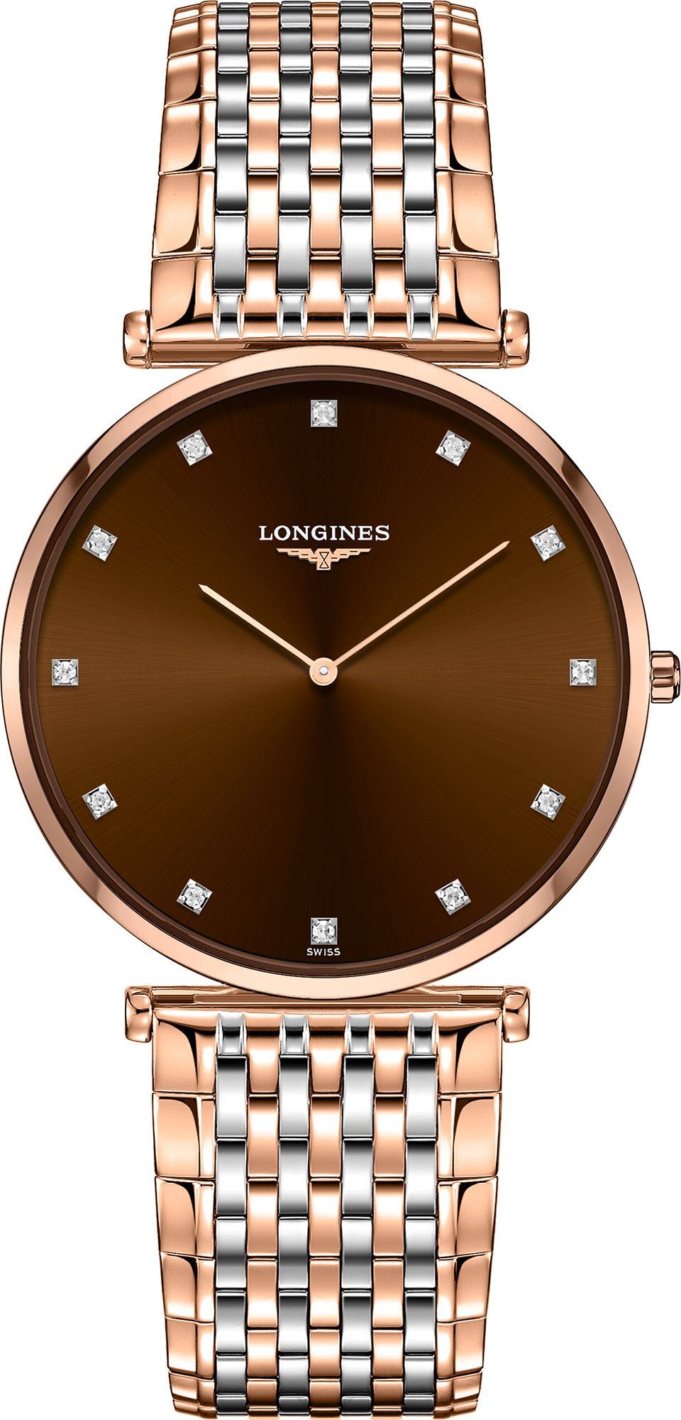 Longines La Grande Classique De Longines  Brown Dial 37 mm Quartz Watch For Women - 1
