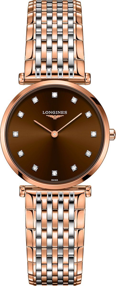 Longines La Grande Classique De Longines  Brown Dial 28 mm Quartz Watch For Women - 1