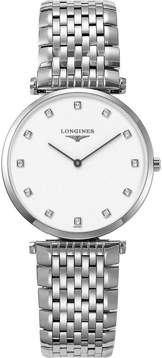Longines  33 mm Watch in White Dial For Men - 1