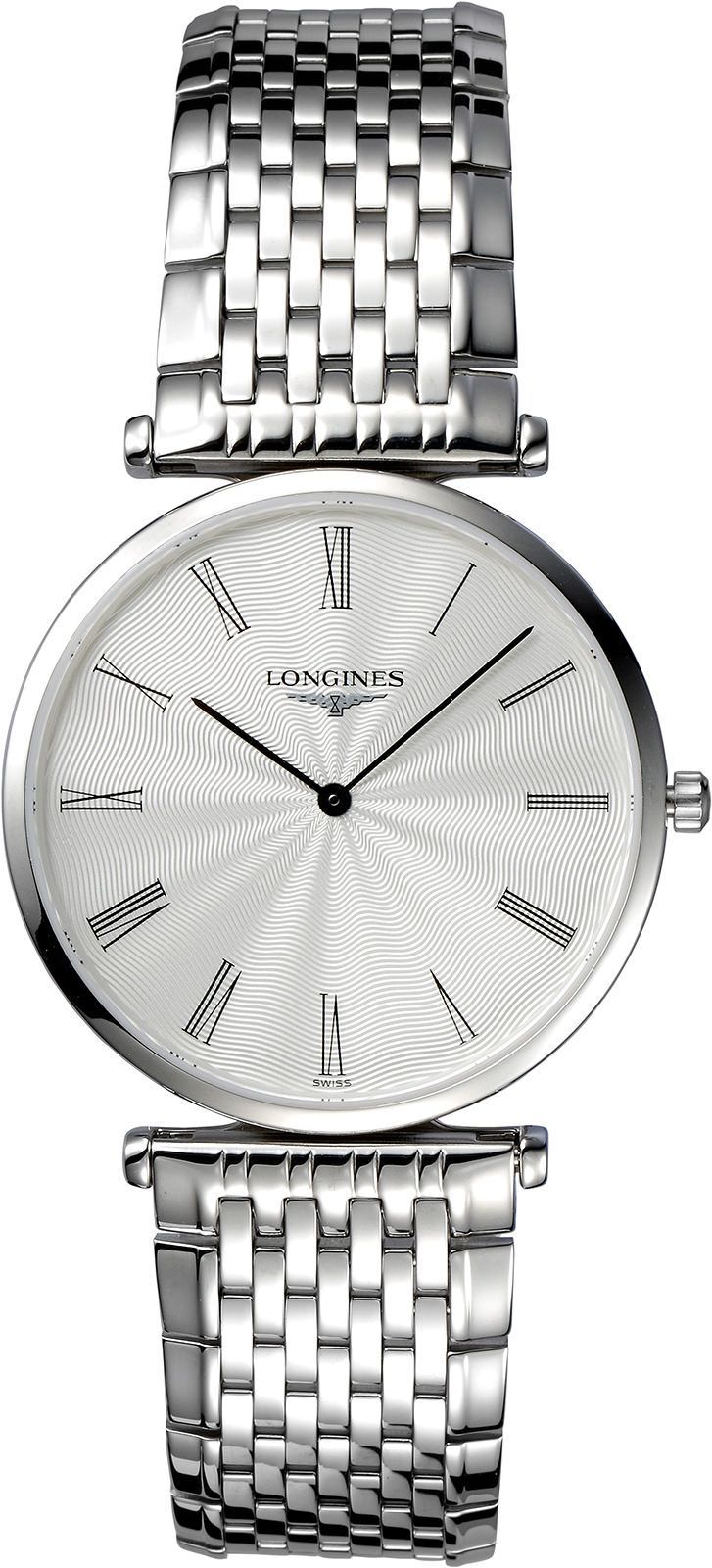 Longines Elegance  Silver Dial 33 mm Quartz Watch For Men - 1