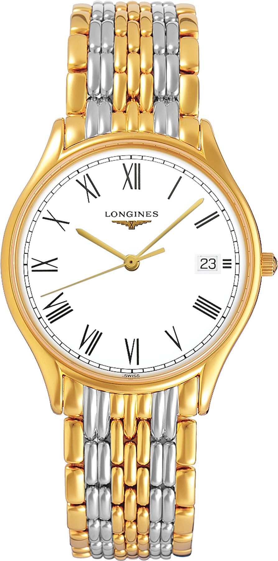 Longines Elegance  White Dial 35 mm Quartz Watch For Men - 1