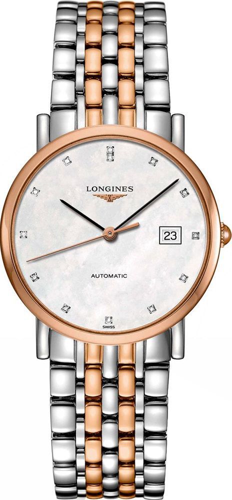 Longines The Longines Elegant  MOP Dial 34.50 mm Automatic Watch For Men - 1