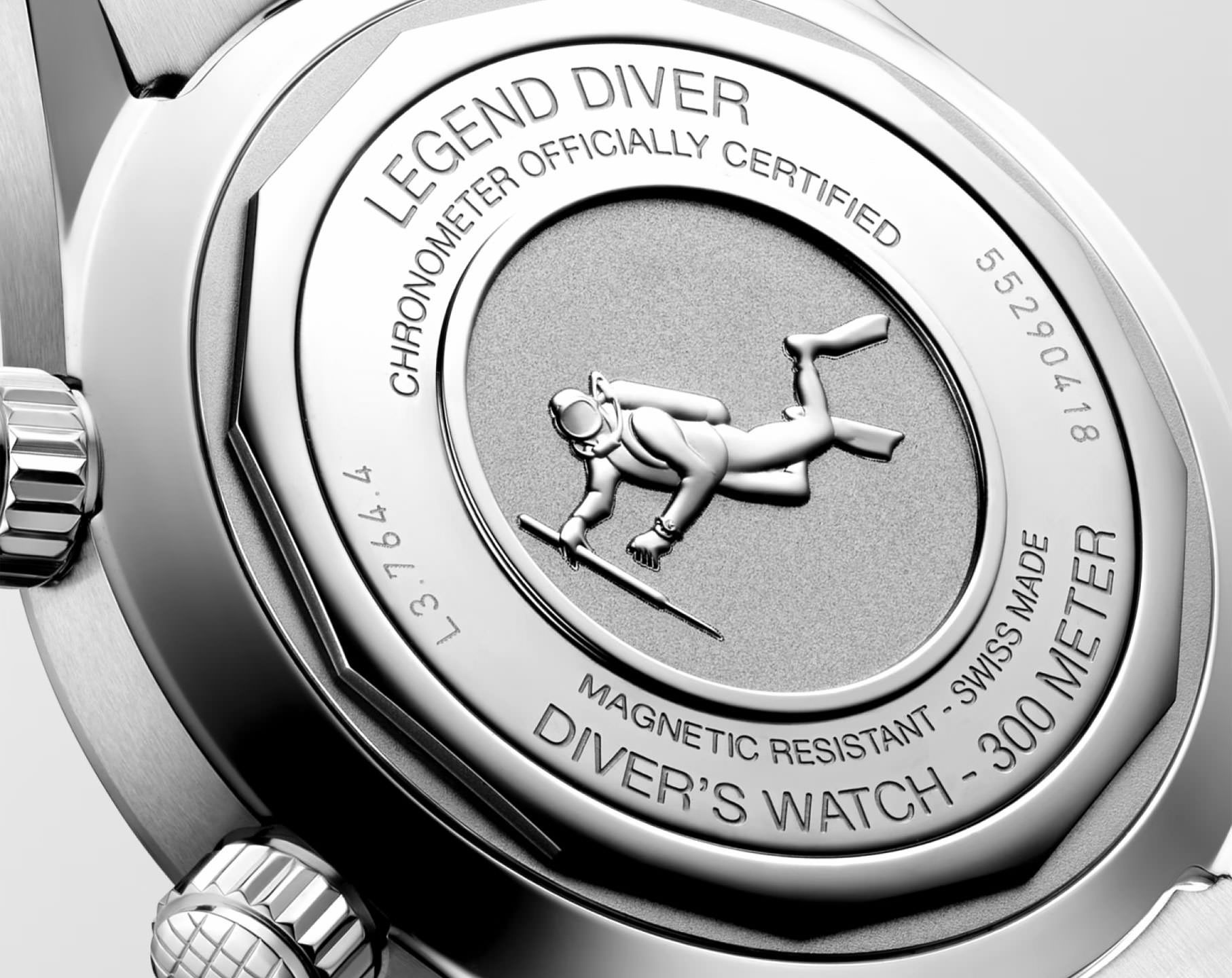Longines Longines Legend Diver  Blue Dial 39 mm Automatic Watch For Men - 6