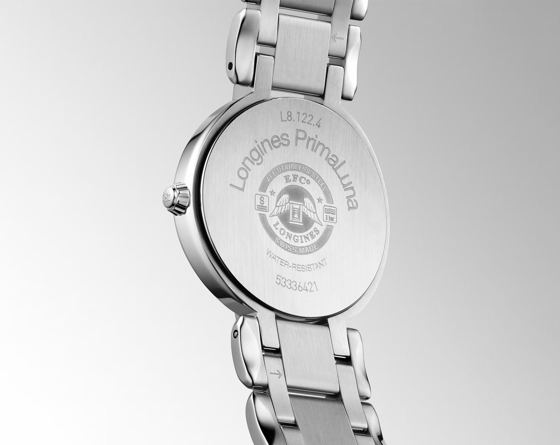Longines Longines PrimaLuna  Silver Dial 34 mm Quartz Watch For Women - 3