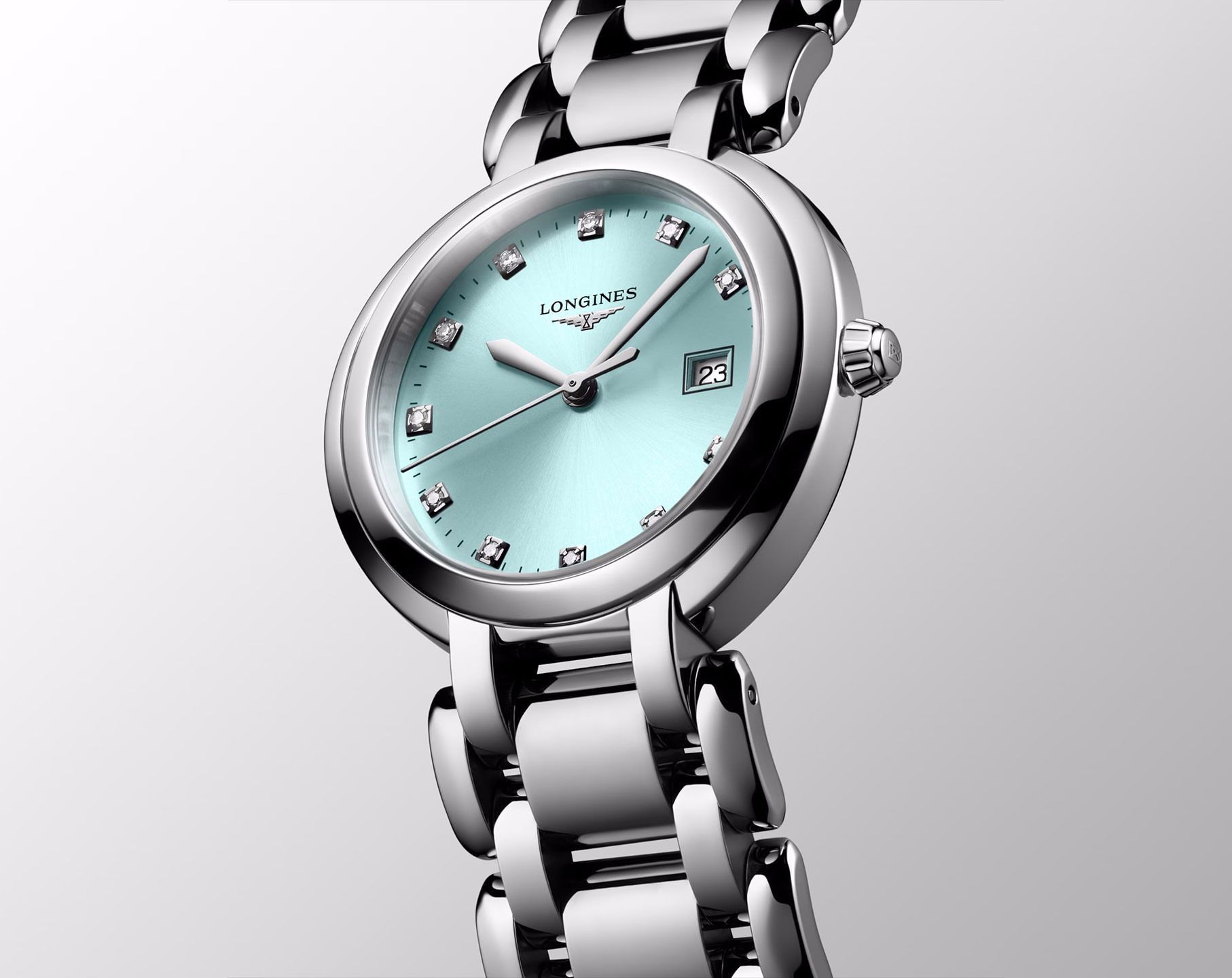 Longines Elegance Longines Primaluna Blue Dial 30 mm Quartz Watch For Women - 6