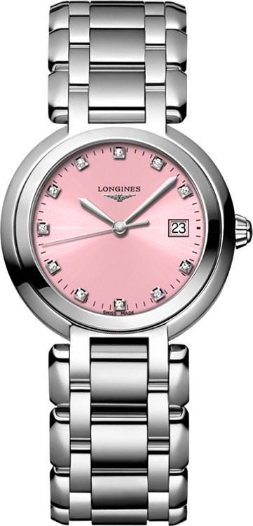 Longines Longines PrimaLuna  Pink Dial 30 mm Quartz Watch For Women - 1