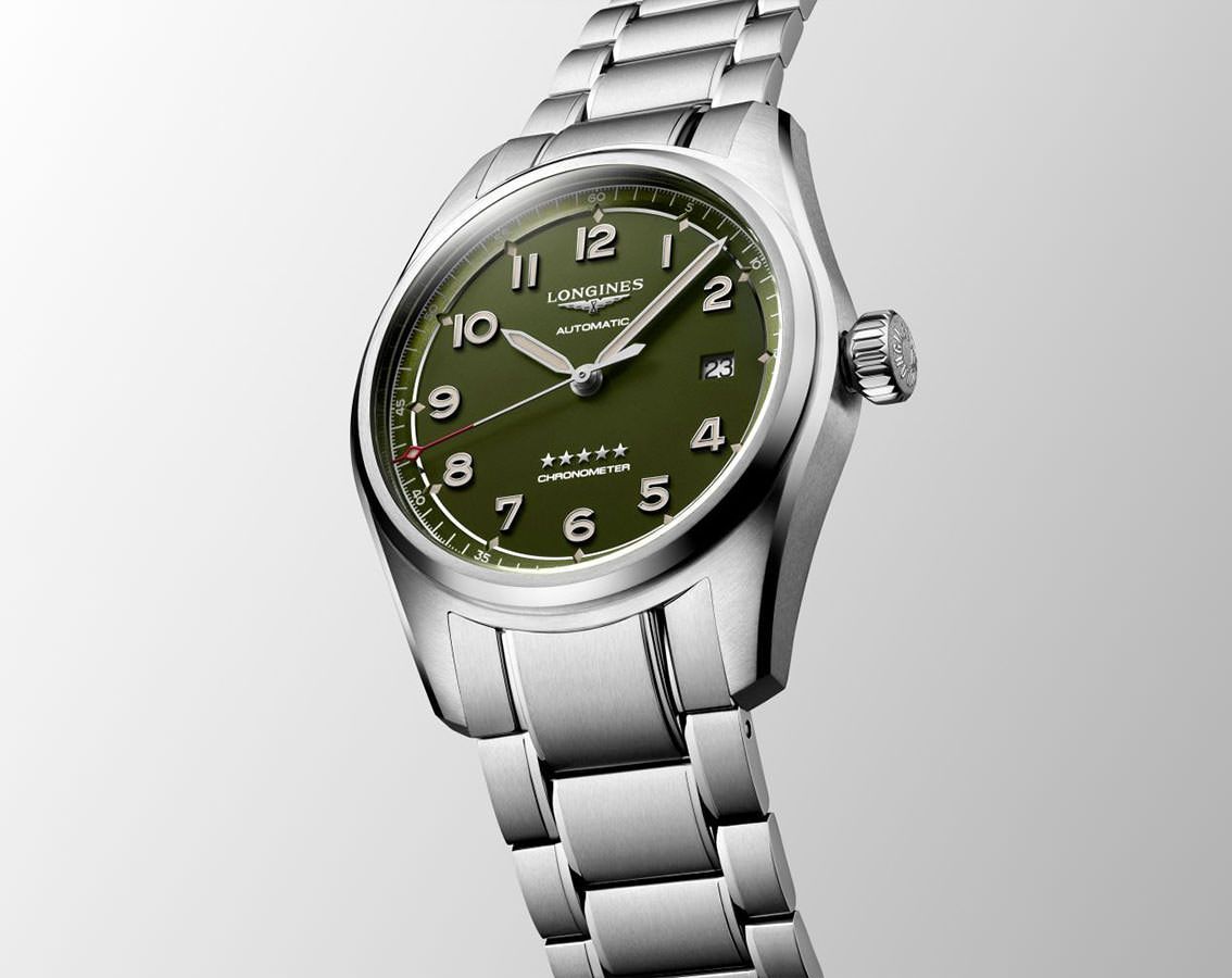 Longines Longines Spirit  Green Dial 40 mm Automatic Watch For Men - 3