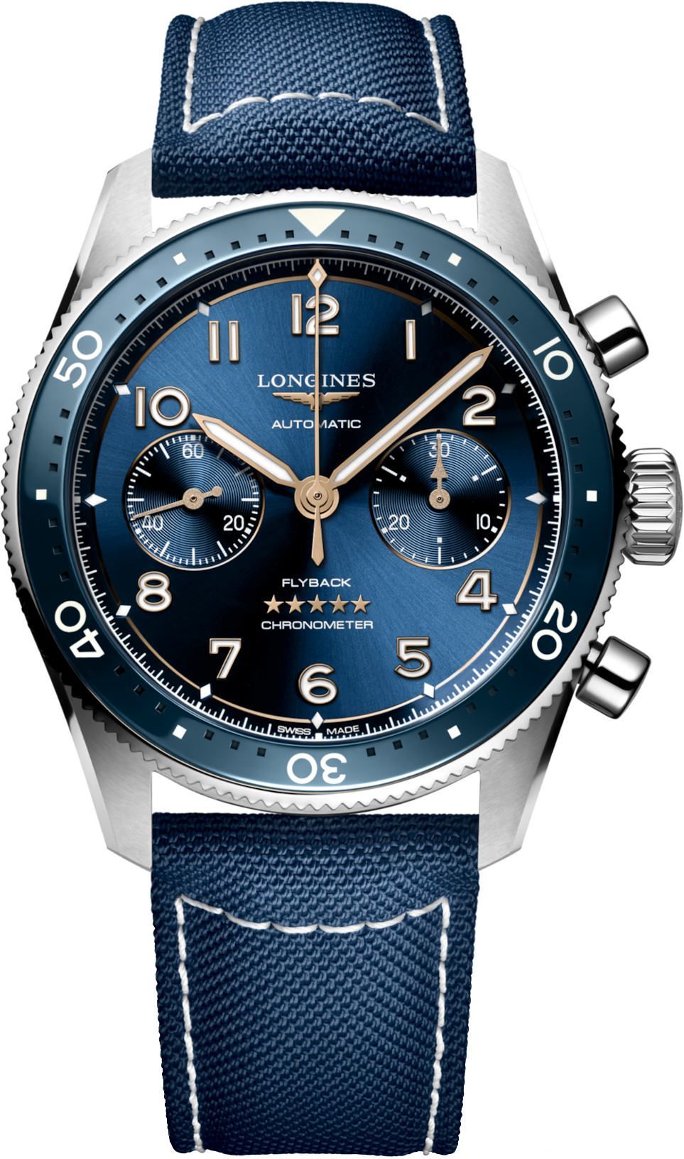 Longines Longines Spirit  Blue Dial 42 mm Automatic Watch For Men - 1