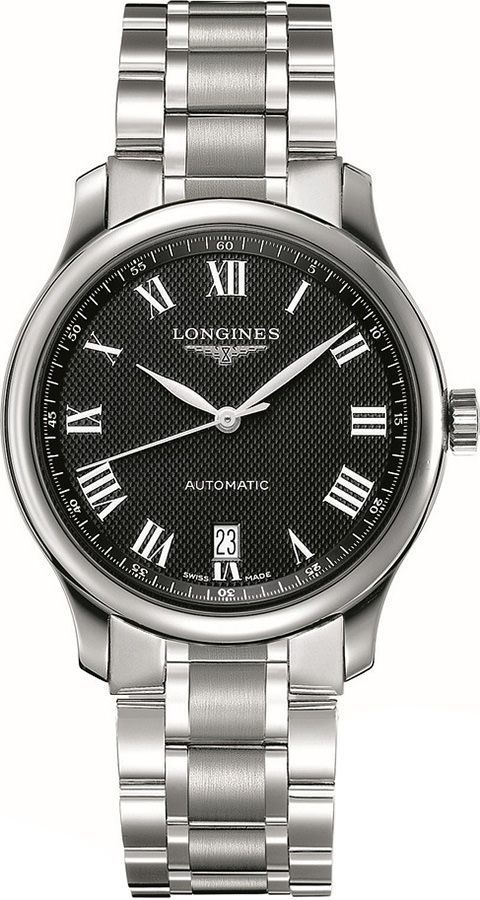 Longines  39 mm Watch in Black Dial For Men - 1