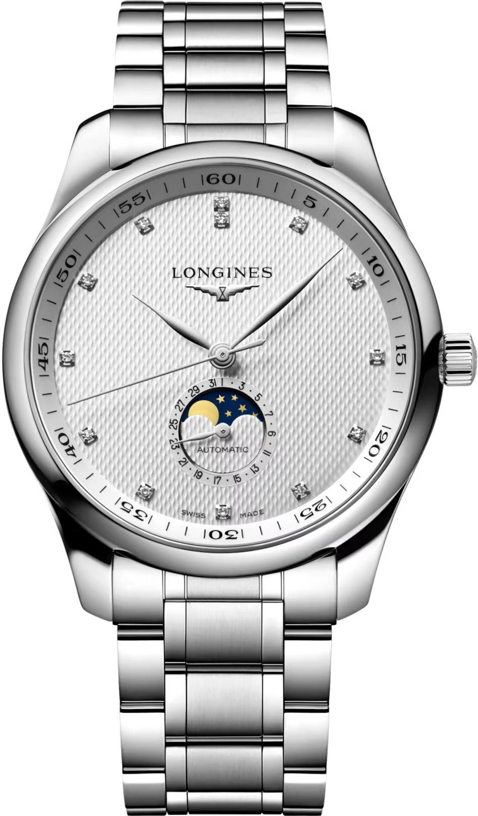 Longines Master The Longines Master Collection Silver Dial 42 mm Automatic Watch For Men - 1