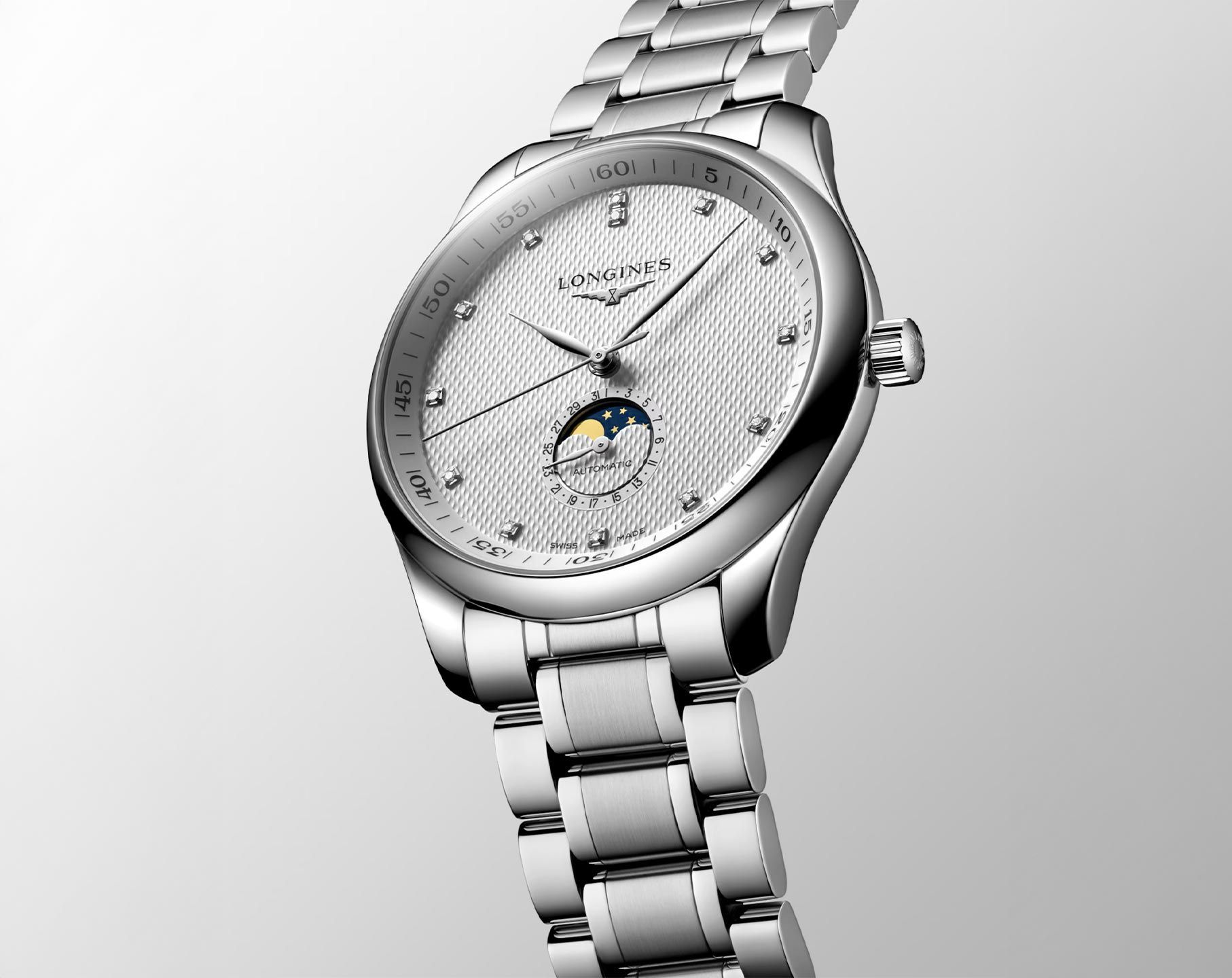 Longines Master The Longines Master Collection Silver Dial 42 mm Automatic Watch For Men - 7