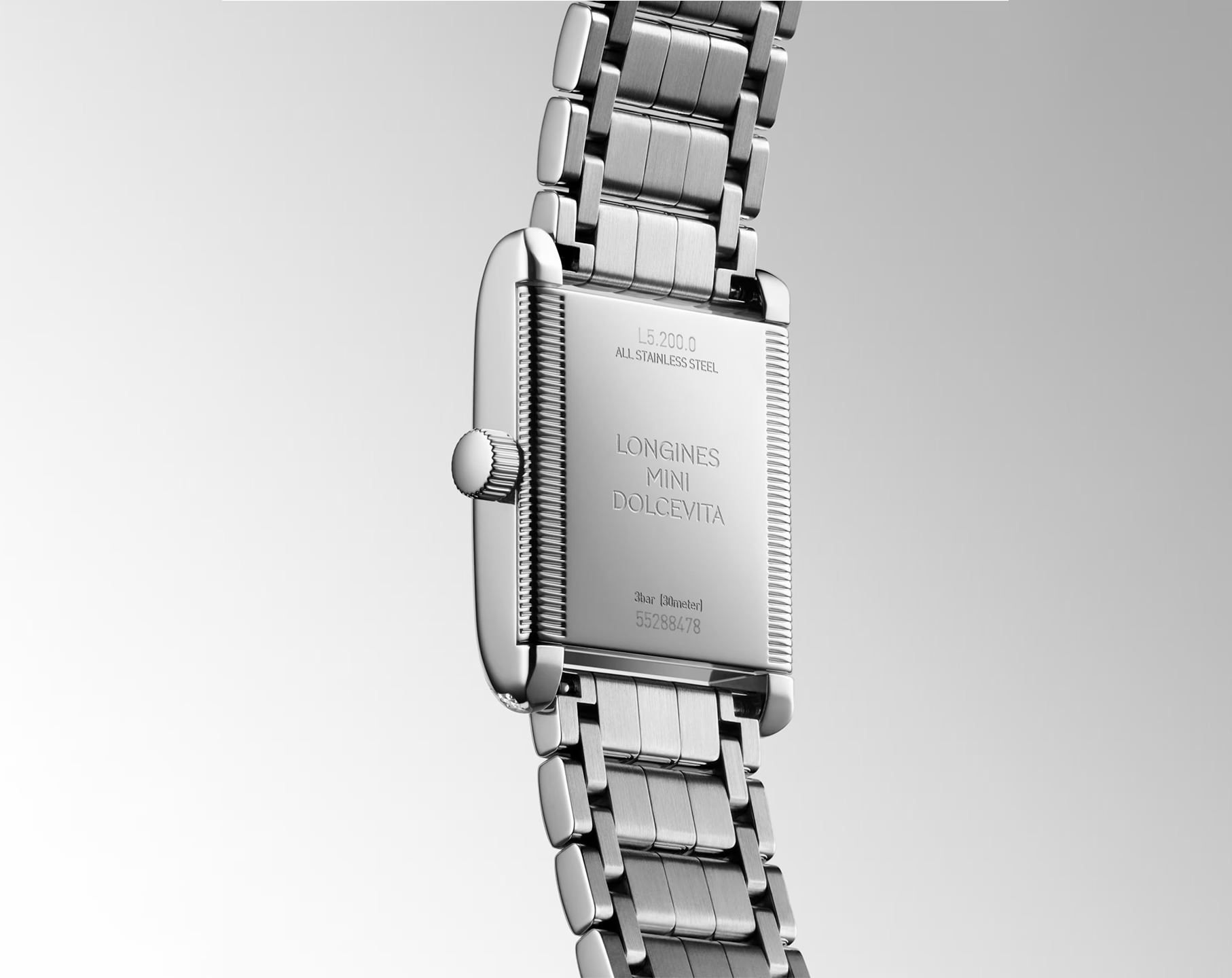 Longines Mini DolceVita  Silver Dial 21.50 mm Quartz Watch For Women - 3