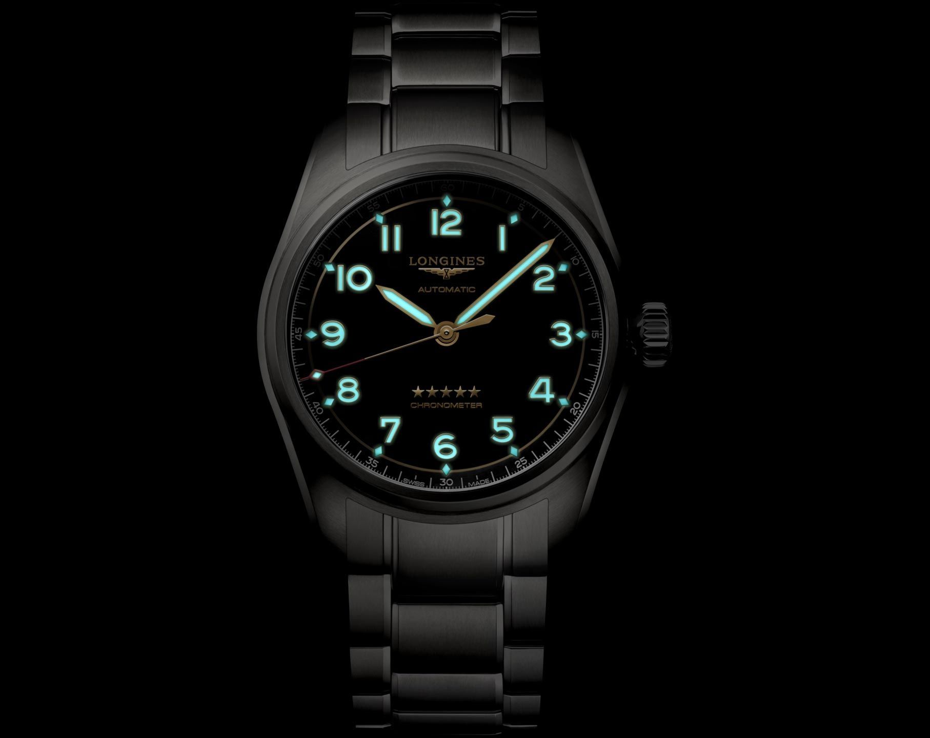Longines Spirit Longines Spirit Anthracite Dial 40 mm Automatic Watch For Men - 10