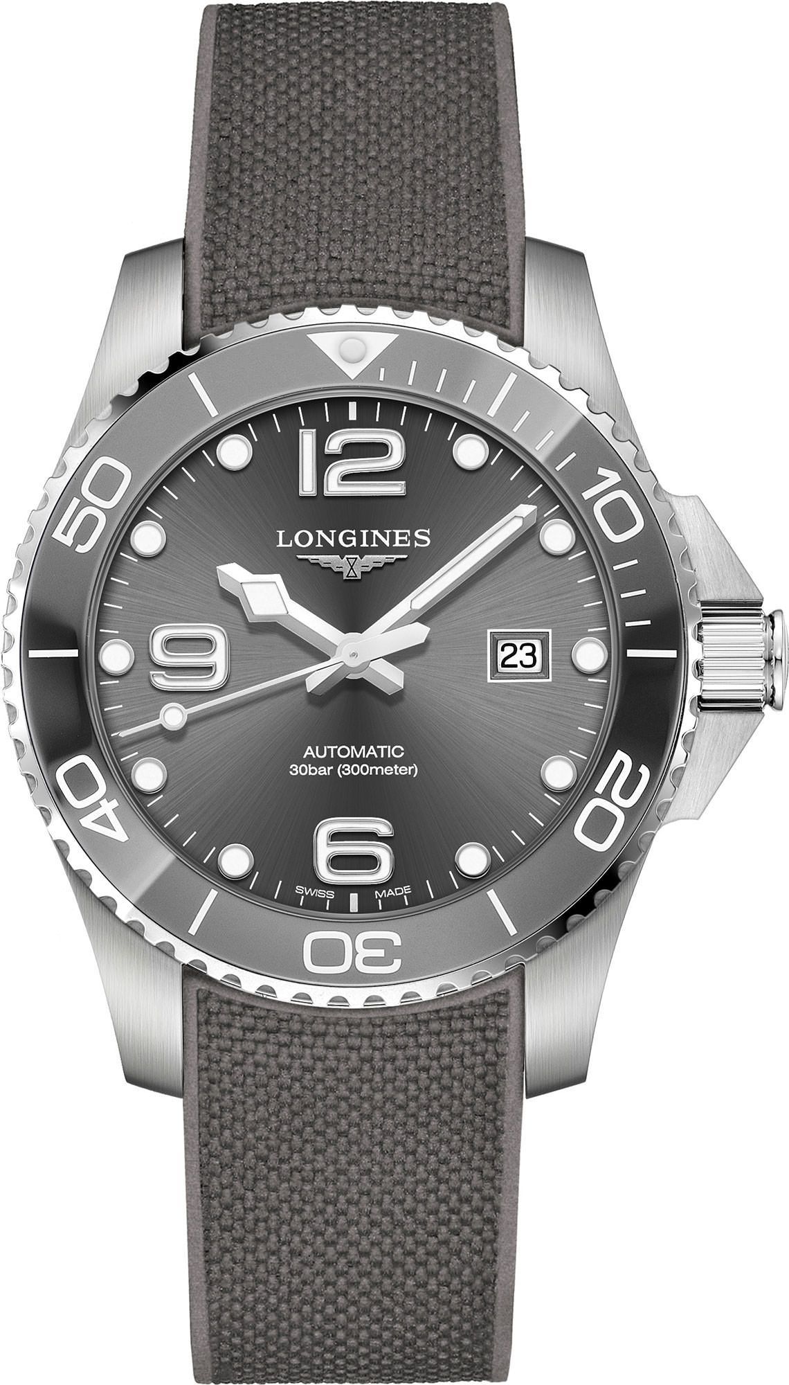 Longines Diving HydroConquest Grey Dial 43 mm Automatic Watch For Men - 1
