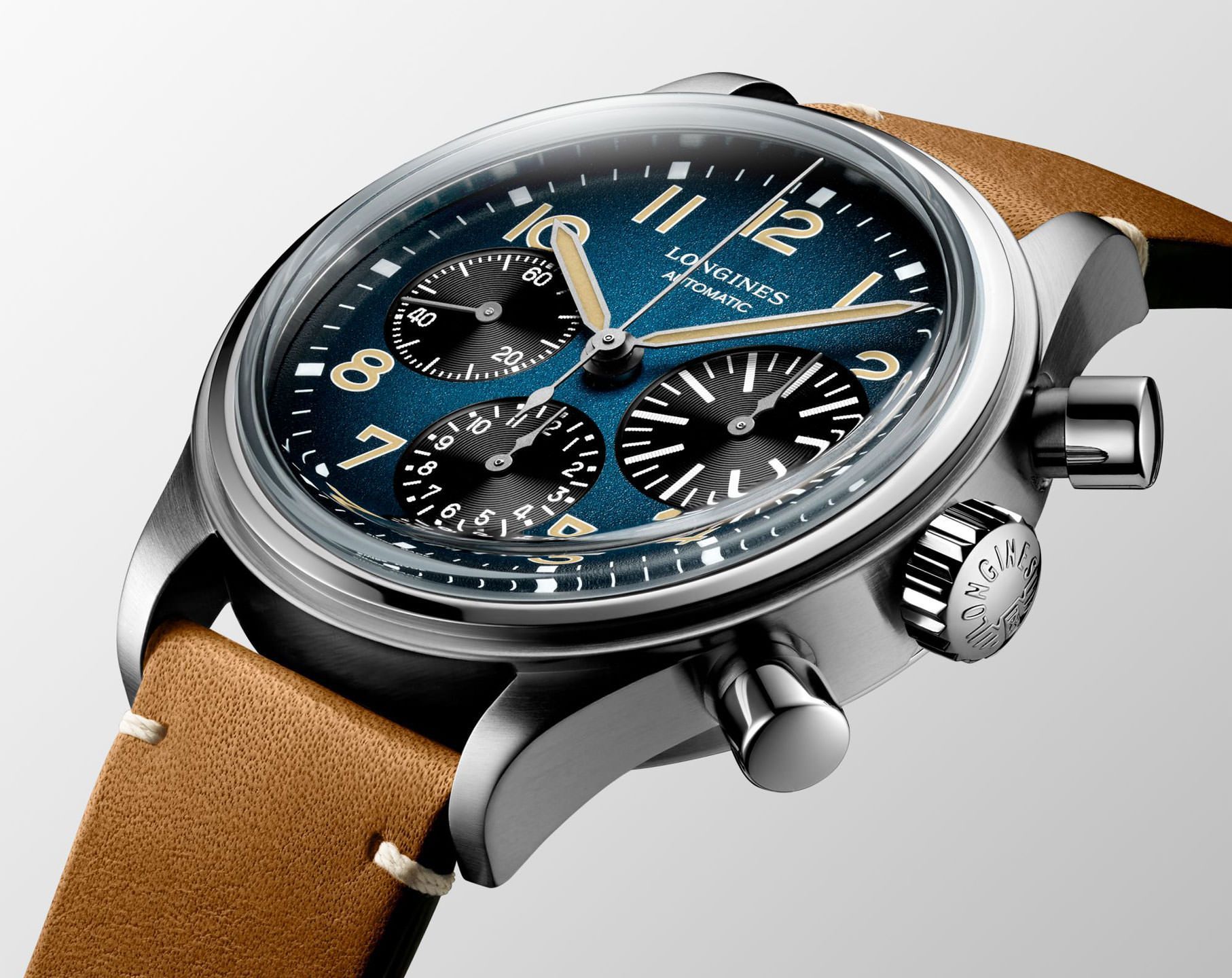 Longines Heritage Avigation 41 mm Watch in Blue Dial