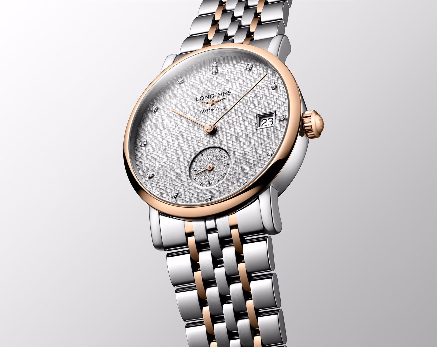 Longines Elegance The Longines Elegant Collection Silver Dial 34.5 mm Automatic Watch For Women - 6