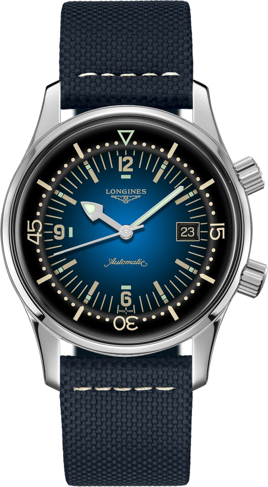 Longines Longines Legend Diver  Blue Dial 42 mm Automatic Watch For Men - 1