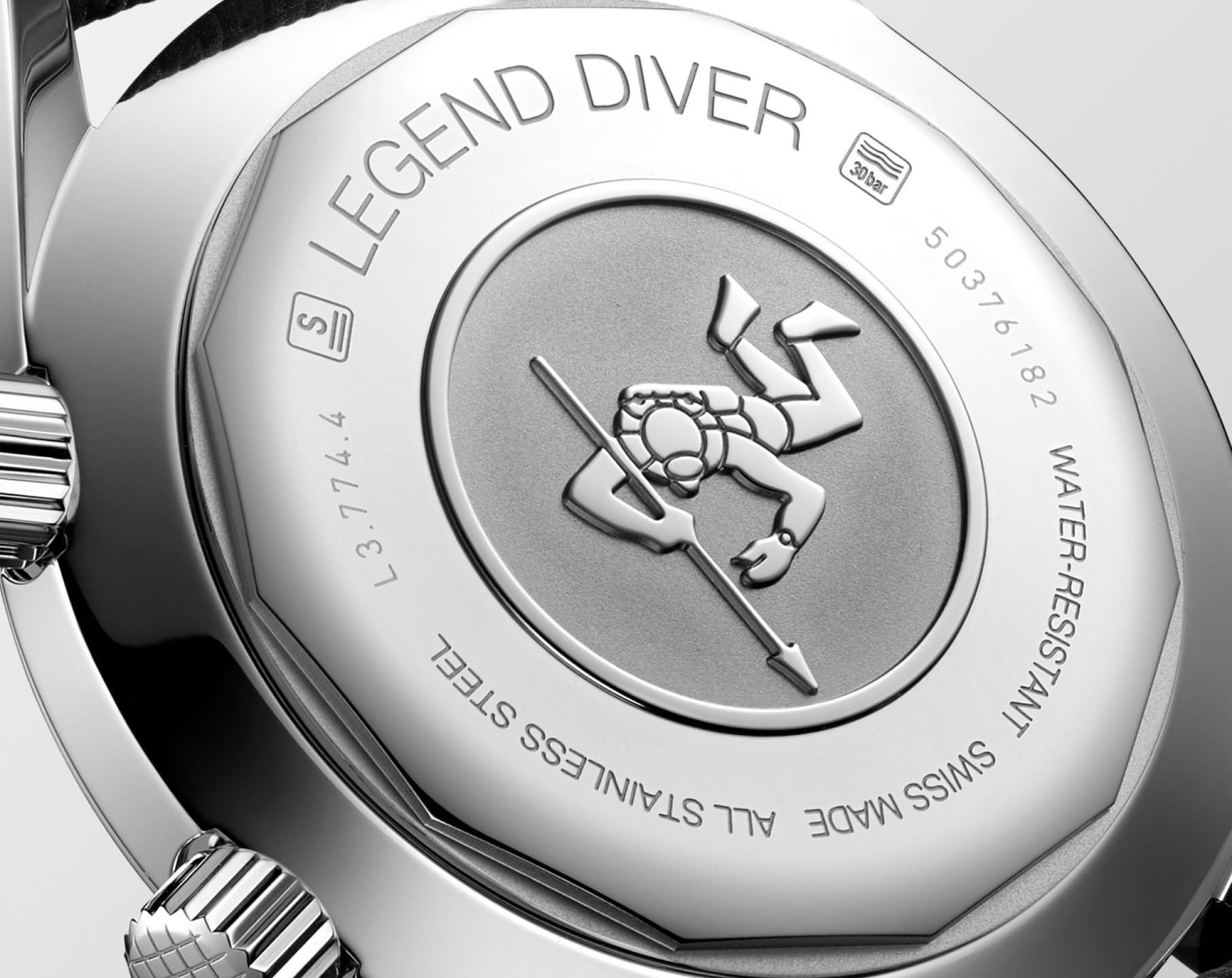 Longines Longines Legend Diver  Blue Dial 42 mm Automatic Watch For Men - 5
