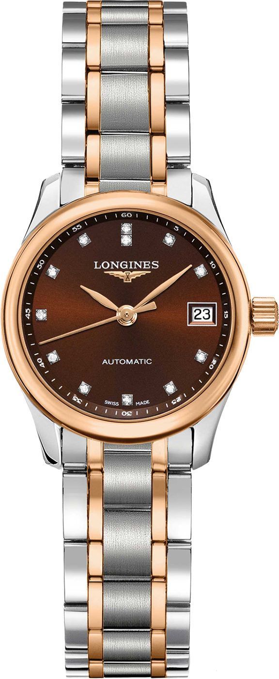 Longines  25 mm Watch in Brown Dial For Women - 1