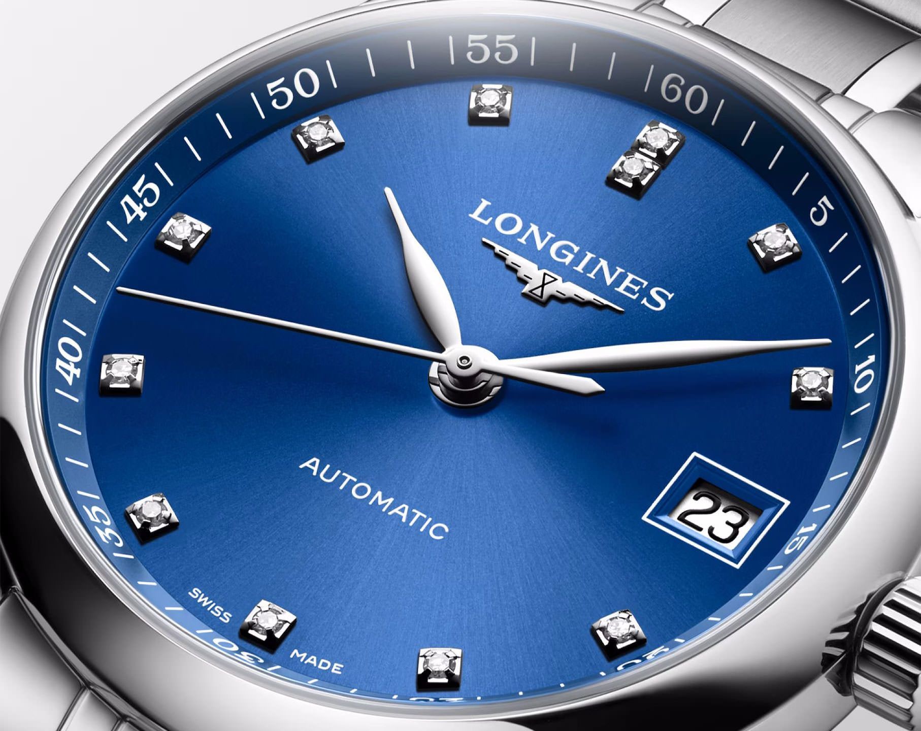 Longines The Longines Master Collection  Blue Dial 34 mm Automatic Watch For Women - 3