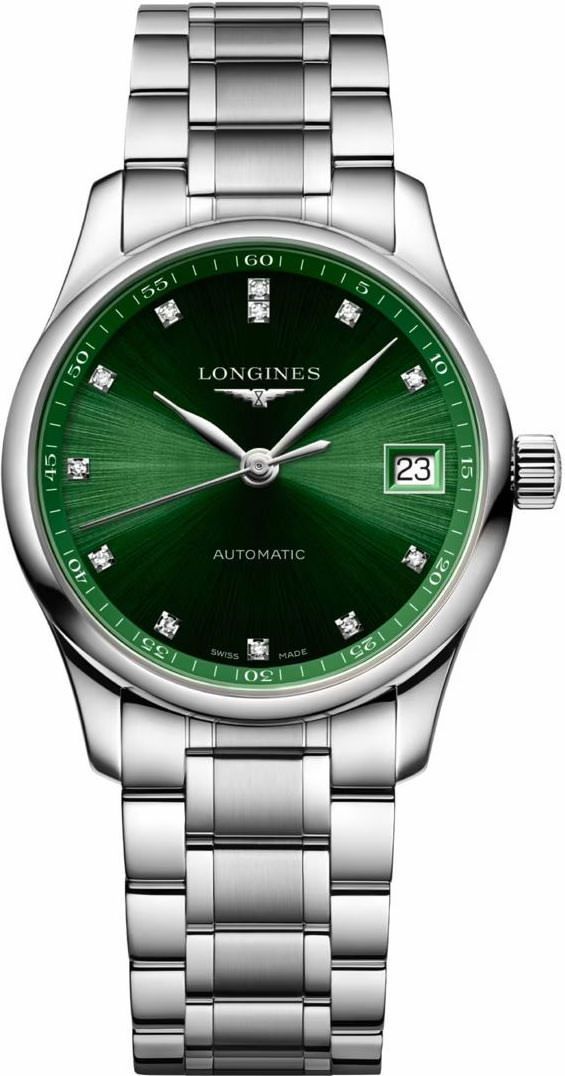 Longines The Longines Master Collection  Green Dial 34 mm Automatic Watch For Women - 1