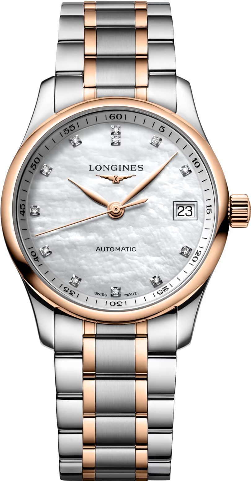 Longines The Longines Master Collection  White MOP Dial 34 mm Automatic Watch For Women - 1