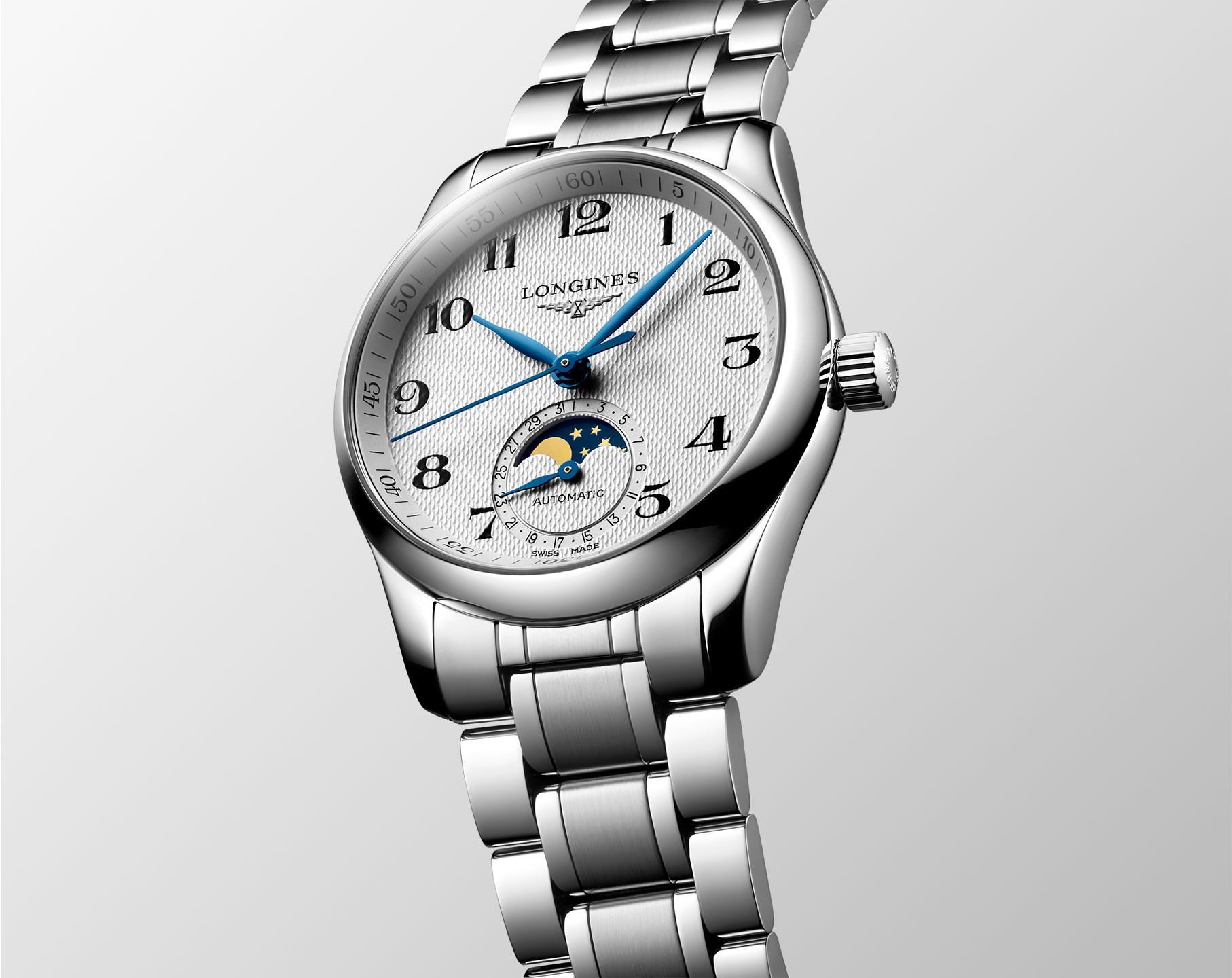 Longines The Longines Master Collection 34 mm Watch in Silver Dial