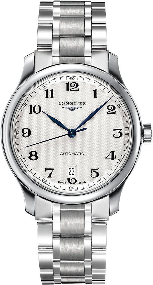 Longines  39 mm Watch in Silver Dial For Men - 1