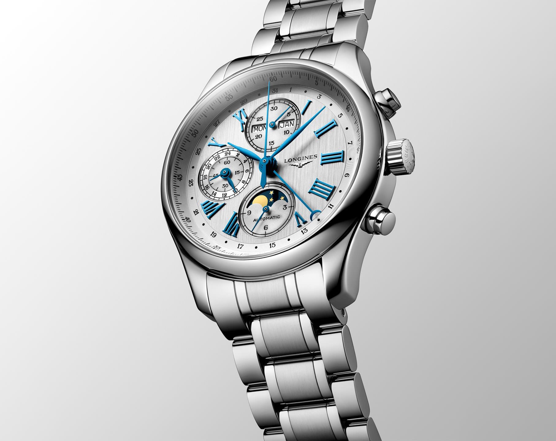 Longines Master The Longines Master Collection Silver Dial 42 mm Automatic Watch For Men - 6