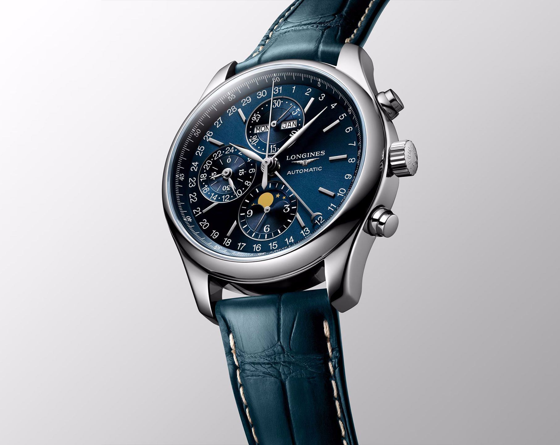 Longines The Longines Master Collection 42 mm Watch in Blue Dial