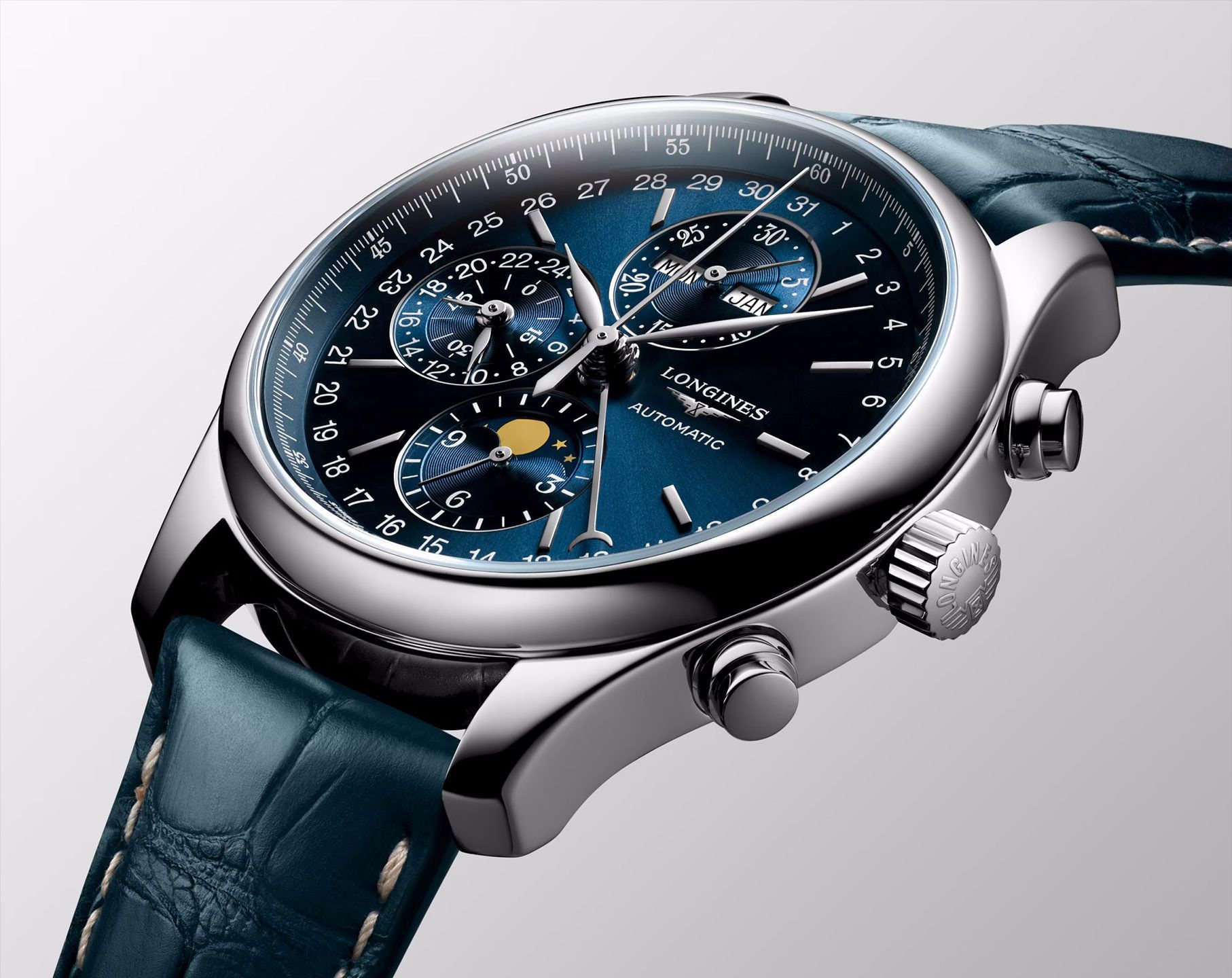 Longines Master The Longines Master Collection Blue Dial 42 mm Automatic Watch For Men - 7