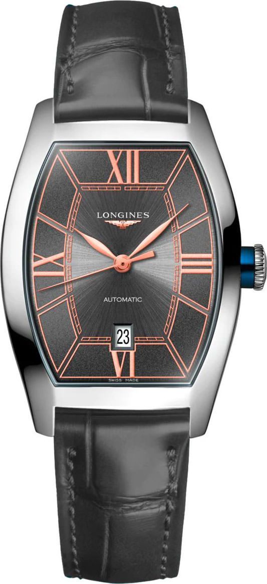 Longines Longines Evidenza  Anthracite Dial 26 mm Automatic Watch For Women - 1