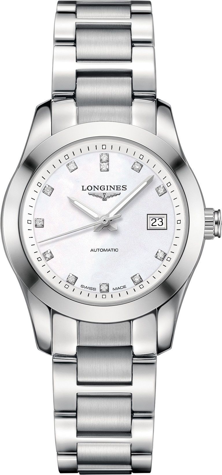 Longines Conquest Classic  MOP Dial 29.5 mm Automatic Watch For Women - 1