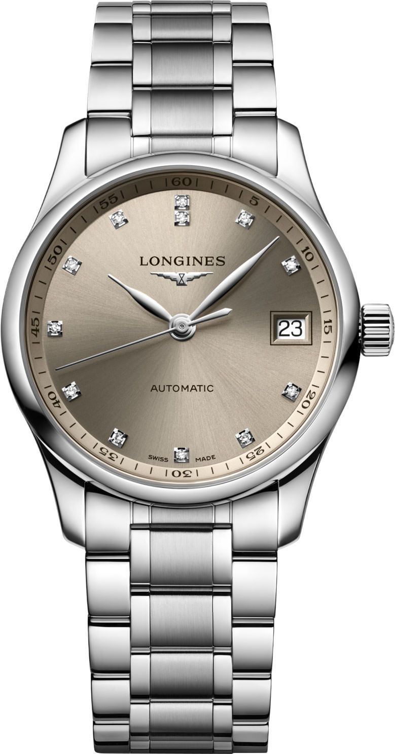 Longines The Longines Master Collection  Beige Dial 34 mm Automatic Watch For Women - 1