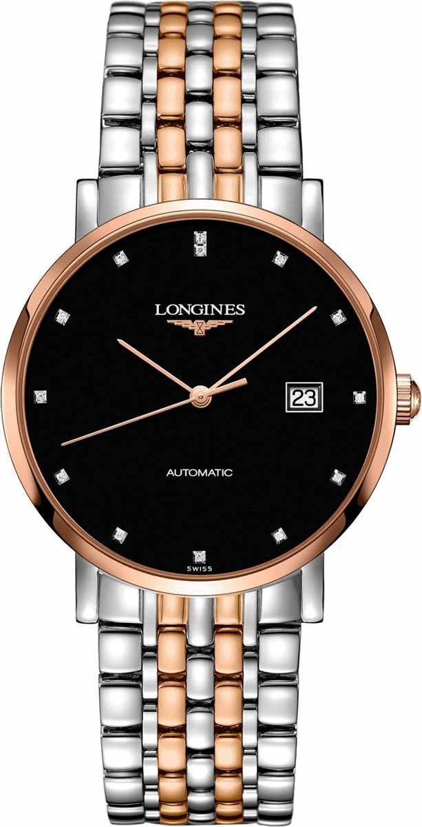 Longines The Longines Elegant Collection  Black Dial 39 mm Automatic Watch For Men - 1