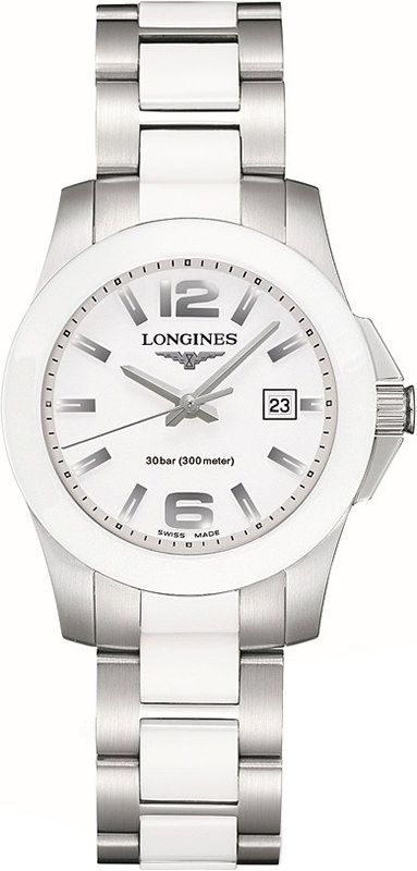 Longines   White Dial 29.5 mm Quartz Watch For Women - 1