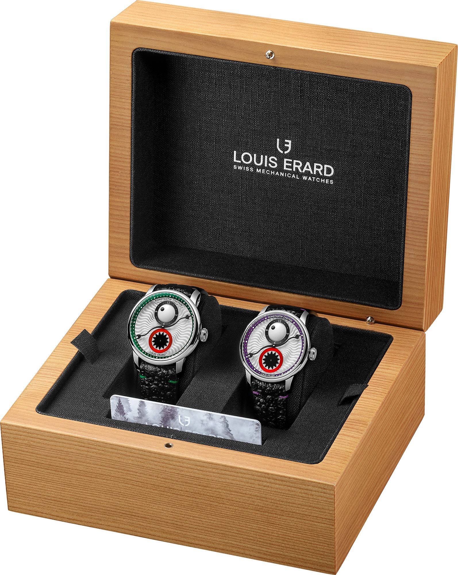 Louis Erard Excellence  Silver Dial 39 mm & 42 mm Automatic Watch For Unisex - 1