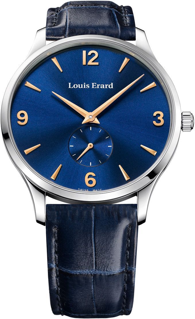 Louis Erard 1931  Blue Dial 40 mm Manual Winding Watch For Men - 1